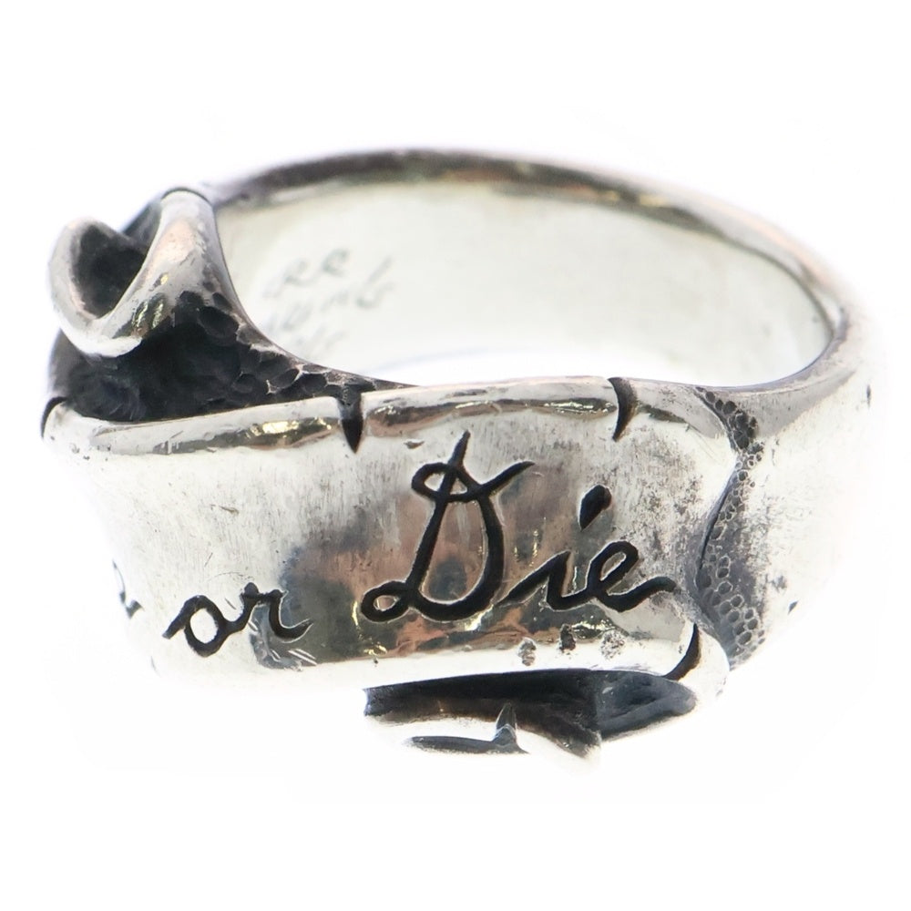 RAT RACE(ラットレース) Message On Ribbon Narrow Ring メッセージオン リボンンローリング シルバー