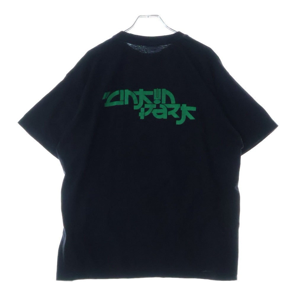 VINTAGE(ヴィンテージ) 00s LINKIN PARK 両面プリント クルーネックTシャツ 半袖カットソー ブラック