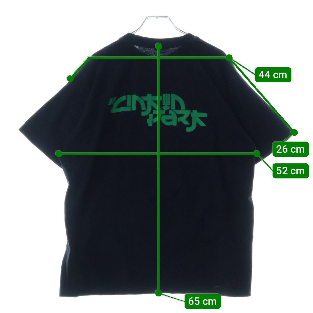 VINTAGE(ヴィンテージ) 00s LINKIN PARK 両面プリント クルーネックTシャツ 半袖カットソー ブラック