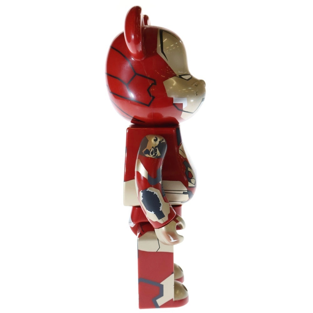 MEDICOM TOY(メディコムトイ) IRON MAN MARK XLII BE@RBRICK アイアンマン マーク42 ベアブリック フィギュア レッド