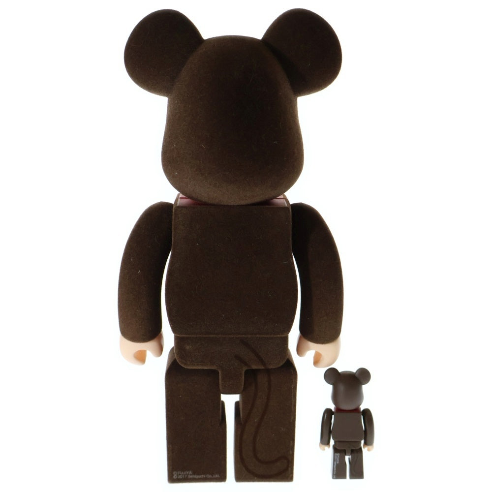 MEDICOM TOY(メディコムトイ) Peko Monchhichi BE@RBRICK 400%&100% ペコちゃん モンチッチ ベアブリック フィギュア ブラウン