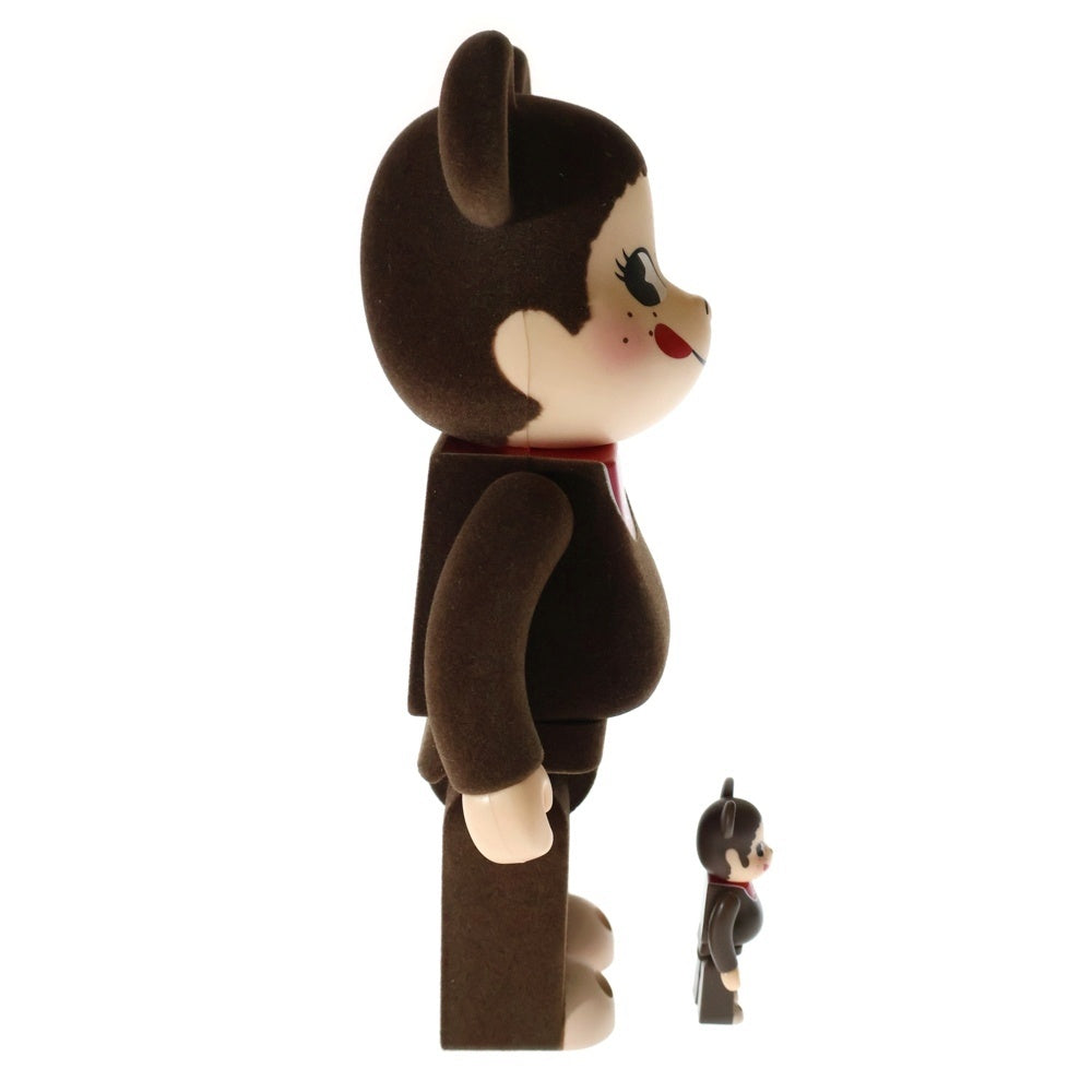 MEDICOM TOY(メディコムトイ) Peko Monchhichi BE@RBRICK 400%&100% ペコちゃん モンチッチ ベアブリック フィギュア ブラウン