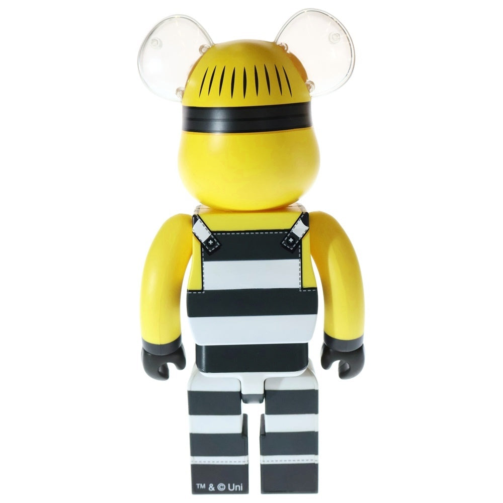 MEDICOM TOY(メディコムトイ) Minions Mel BE@RBRICK 400% ミニオンズ ベアブリック フィギュア イエロー/ブラック/ホワイト