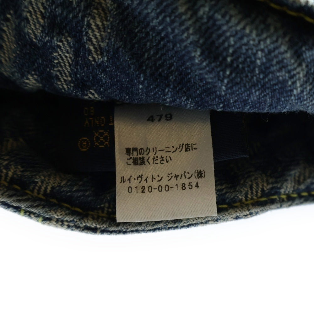 LOUIS VUITTON(ルイヴィトン) ボネ・ダミエ ジャイアント ウェーブ バケットハット MP2733 インディゴ