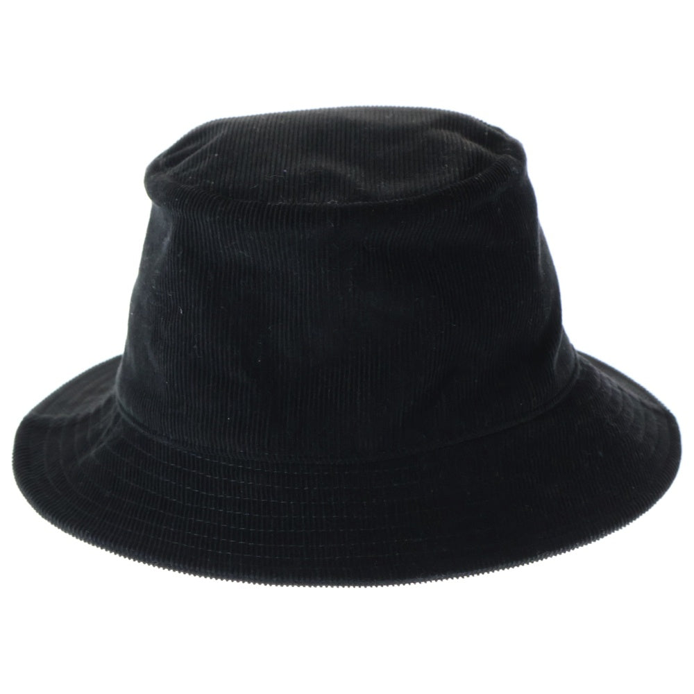 CELINE(セリーヌ) MINI TRIOMPHE BUCKET HAT IN CORDUROY ミニトリオンフ コーデュロイ バケットハット ブラック 2AUJ0665W.38NO