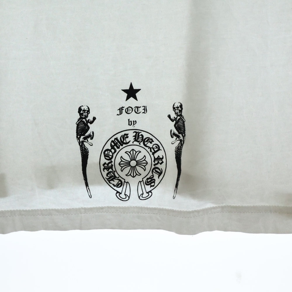 CHROME HEARTS(クロムハーツ) FOTI S/S TEE スキッピー プリント 半袖 Tシャツ ホワイト