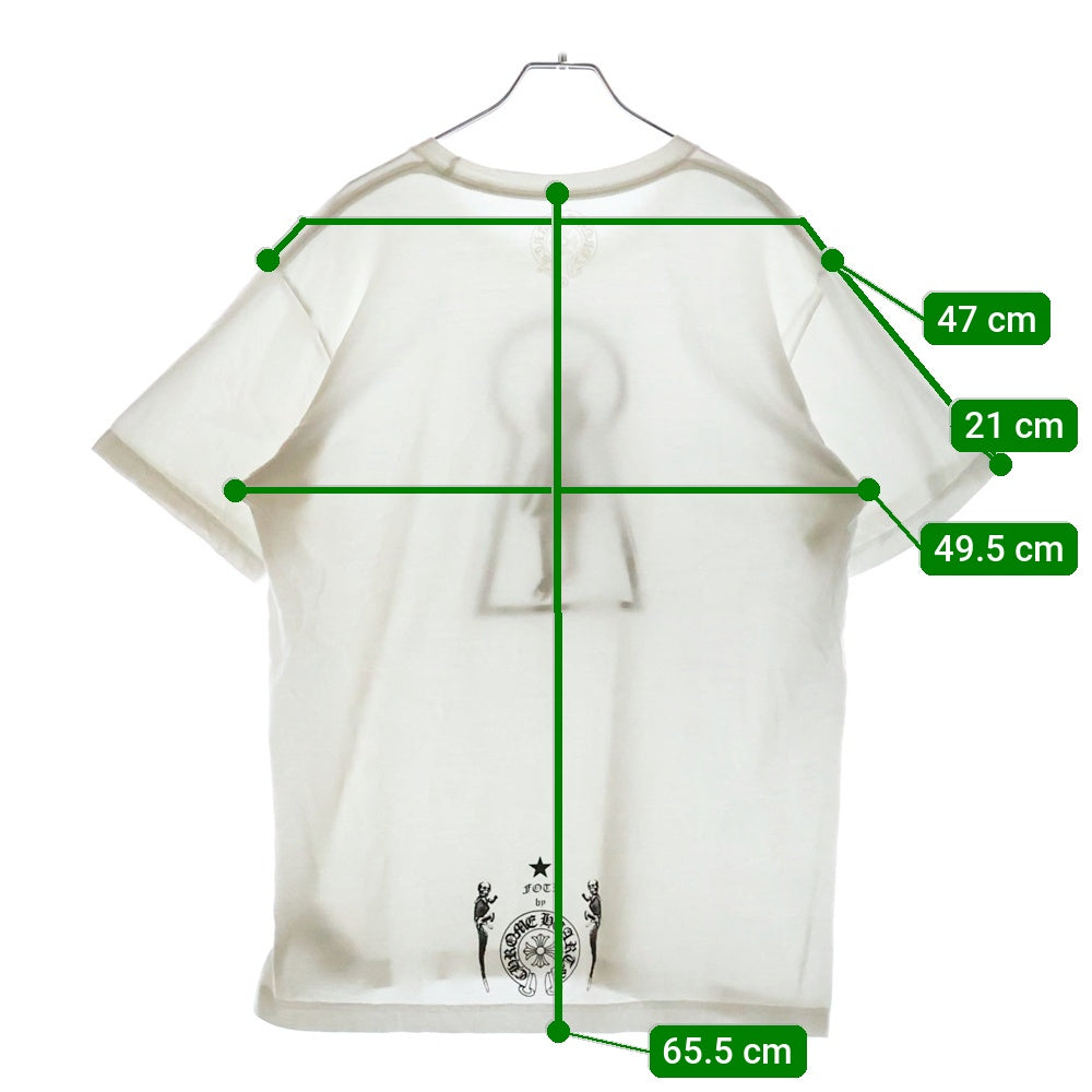 CHROME HEARTS(クロムハーツ) FOTI S/S TEE スキッピー プリント 半袖 Tシャツ ホワイト