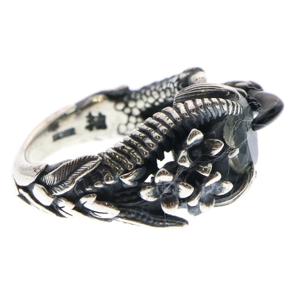 Bloody Mary(ブラッディマリー) Rise Ring ストーン付き クロウリング シルバー