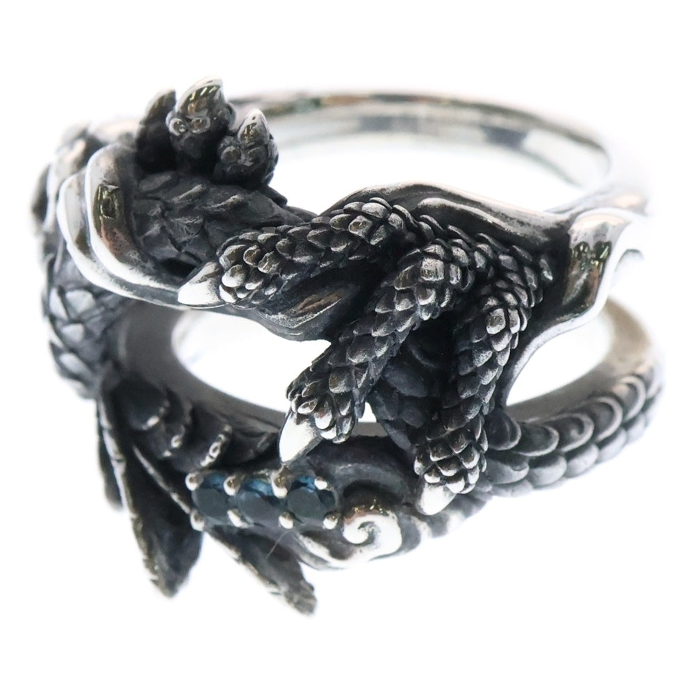 Bloody Mary(ブラッディマリー) Rahu Ring ラーフリング ブルーストーン付き シルバー