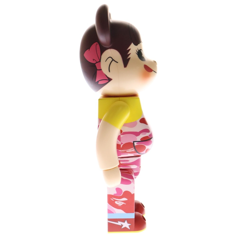 MEDICOM TOY(メディコムトイ) ×A BATHING APE ×PEKO BE@RBRICK ×アベイシングエイプ ×ペコちゃん ベアブリック 100%&400% フィギュア ピンク