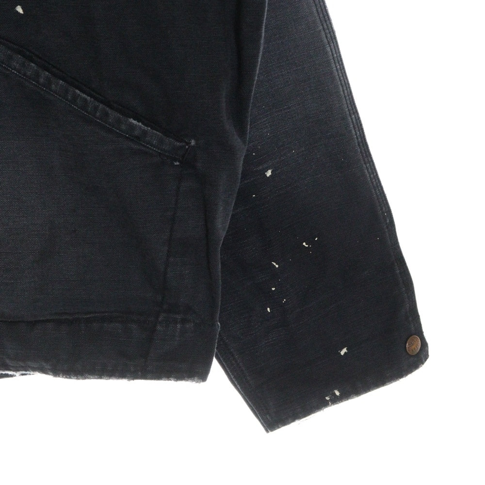 SAINT MICHAEL(セントマイケル) 25SS DETROIT JACKET ヴィンテージ加工デトロイトジャケット ネイビー SM-HR8-0000-063