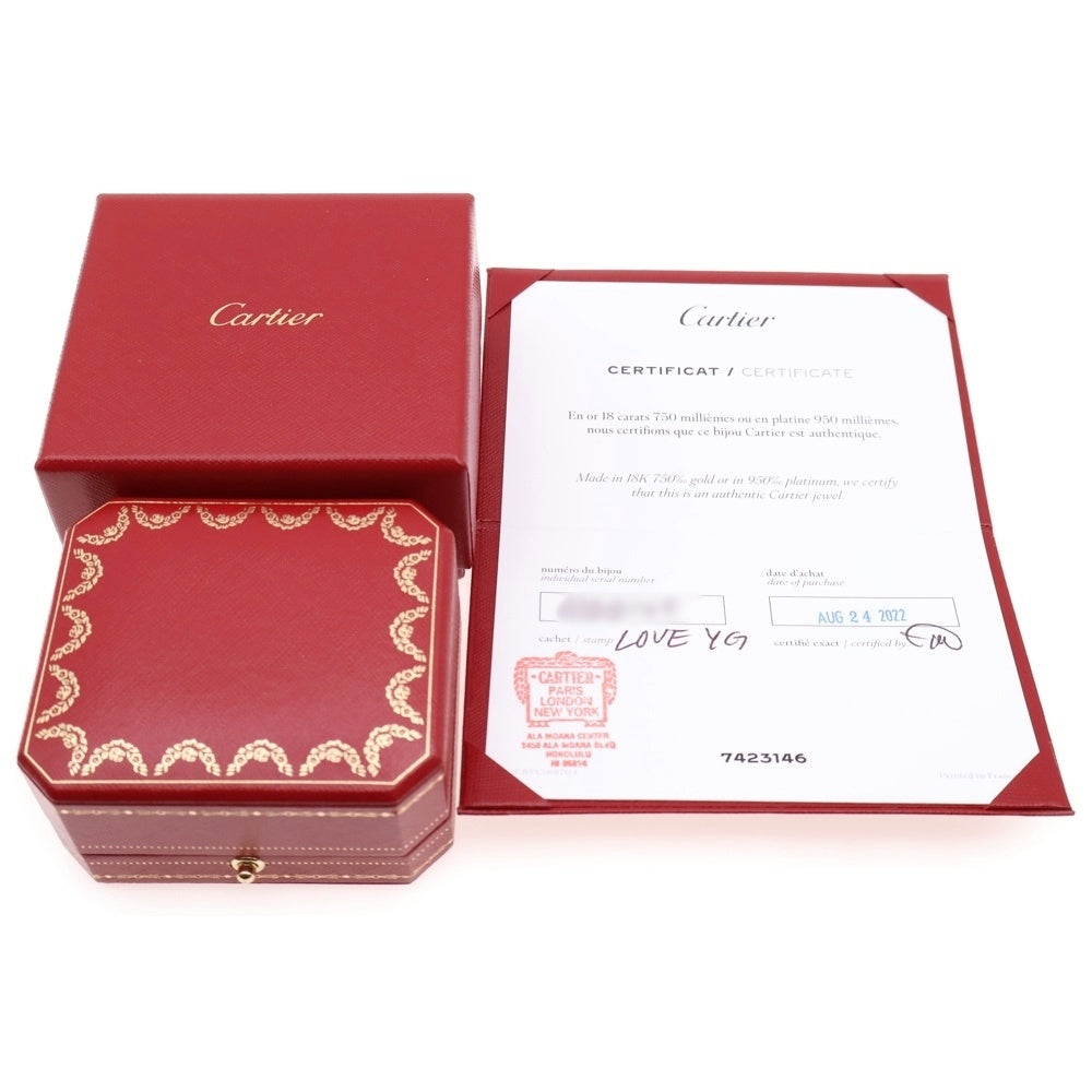 Cartier(カルティエ) K18YG ラブピアス シングル イエローゴールド レディース