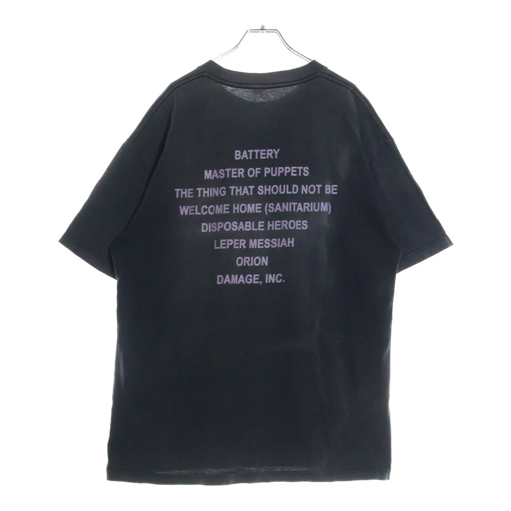 VINTAGE(ヴィンテージ) 00S VINTAGE METALLICA MASTER OF PUPPETS TEE ヴィンテージ メタリカ マスターオブパペッツ 両面プリントTシャツ 半袖クルーネックカットソー ブラック