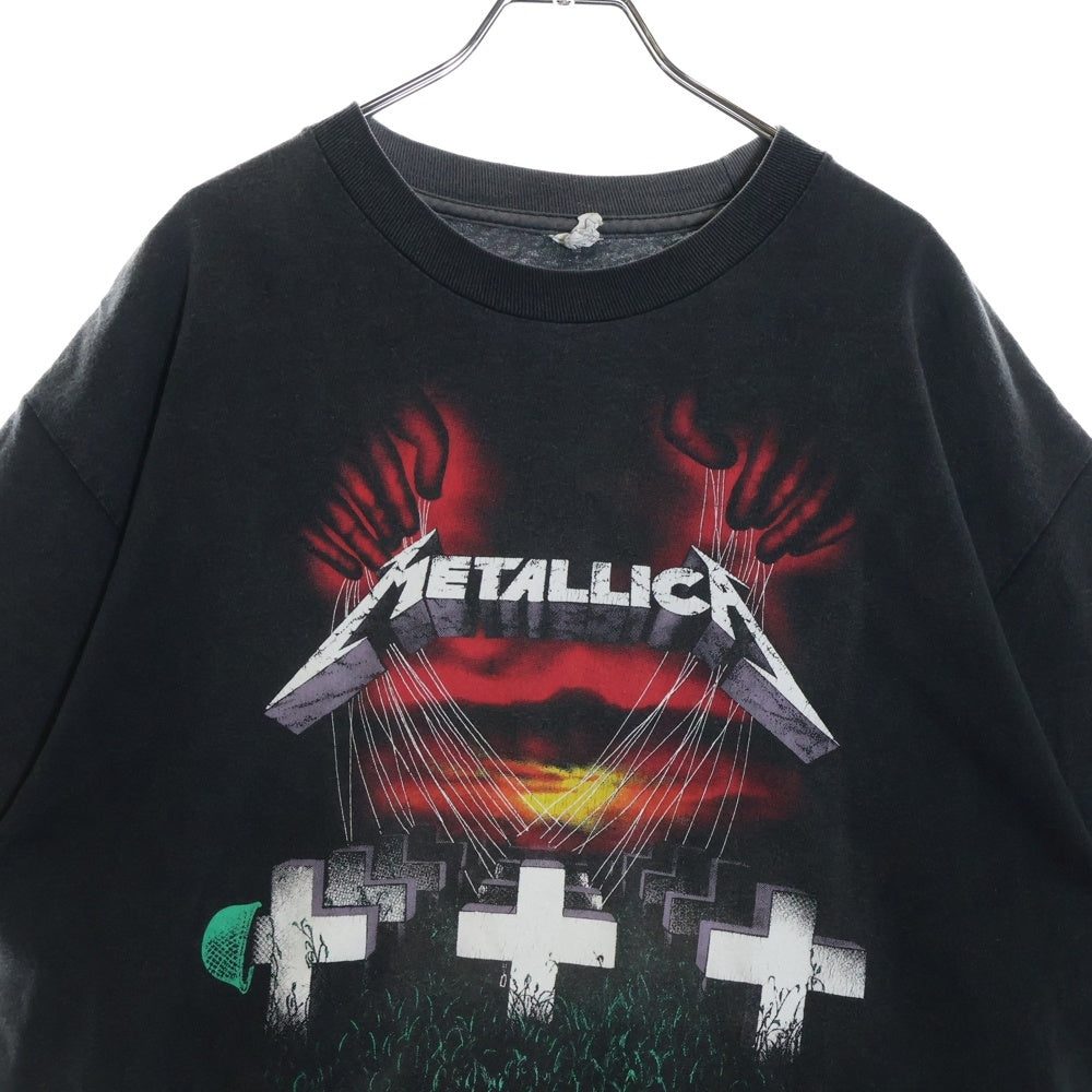 VINTAGE(ヴィンテージ) 00S VINTAGE METALLICA MASTER OF PUPPETS TEE ヴィンテージ メタリカ マスターオブパペッツ 両面プリントTシャツ 半袖クルーネックカットソー ブラック
