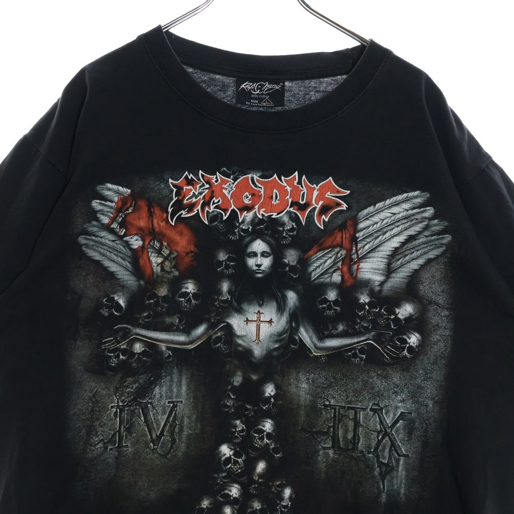 VINTAGE(ヴィンテージ) 00s EXODUS THE ATROCITY EXHIBITION エクソダス アトロシティ エキシビション 両面プリント Tシャツ 半袖 カットソー ブラック