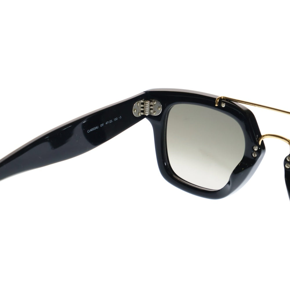 CELINE(セリーヌ) ダブルブリッジ カラーレンズ サングラス CL40024U ブラック