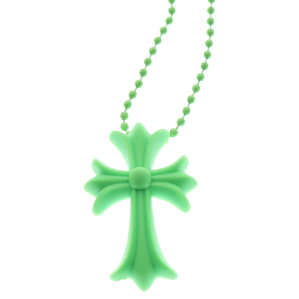 CHROME HEARTS(クロムハーツ) RUBBER CH CRS SML スモールCHクロス ラバーネックレス シリコン グリーン BCA306