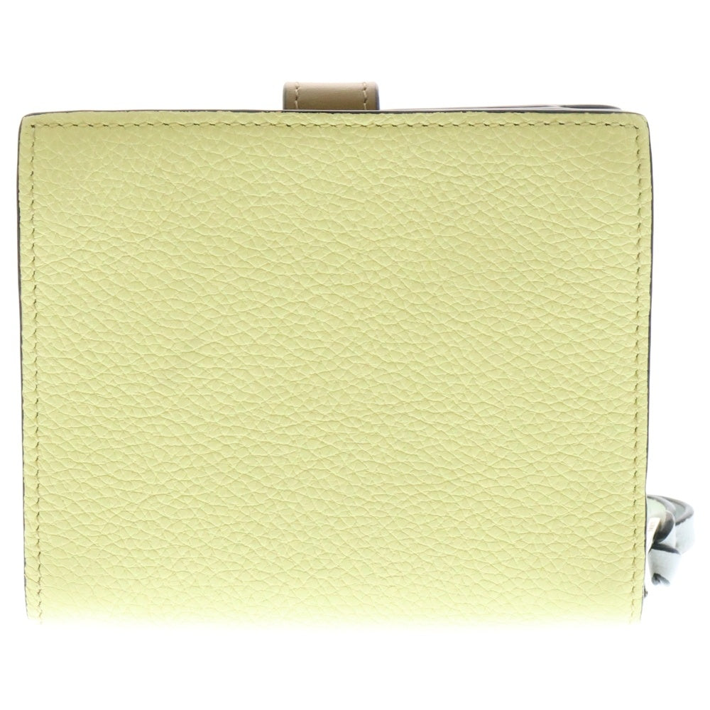 LOEWE(ロエベ) COMPACT ZIP WALLET コンパクト ジップウォレット 2つ折り財布 ソフトグレインカーフスキン レディース マルチ 102107