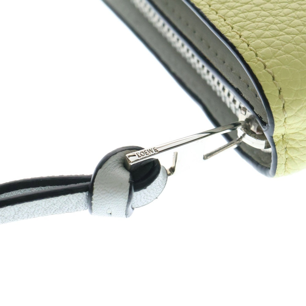 LOEWE(ロエベ) COMPACT ZIP WALLET コンパクト ジップウォレット 2つ折り財布 ソフトグレインカーフスキン レディース マルチ 102107