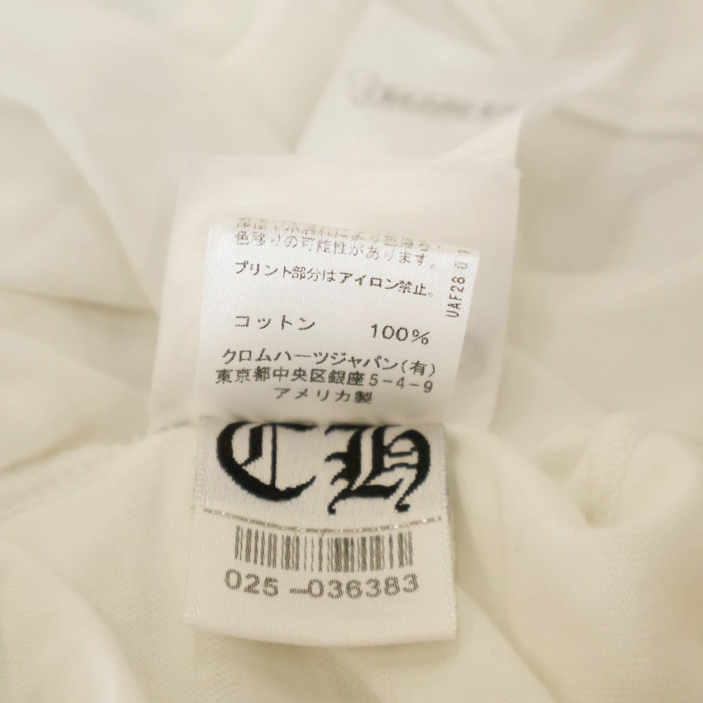 CHROME HEARTS(クロムハーツ) Neon Pink Stripe Logo Tee ネオン