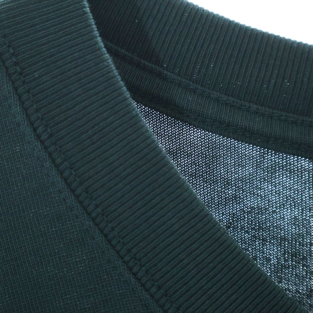 AMI Alexandre Mattiussi(アミアレクサンドルマテュッシ) ハートロゴワッペン クルーネック半袖Tシャツ SPUTS002.726 グリーン