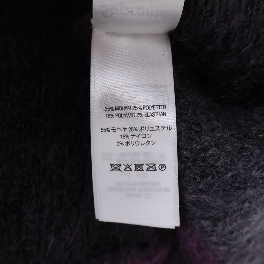 SUPREME(シュプリーム) 24AW ×HYSTERIC GLAMOUR Mohair Zip Up Hooded Sweater ヒステリックグラマー モヘアニット ジップパーカー パープル