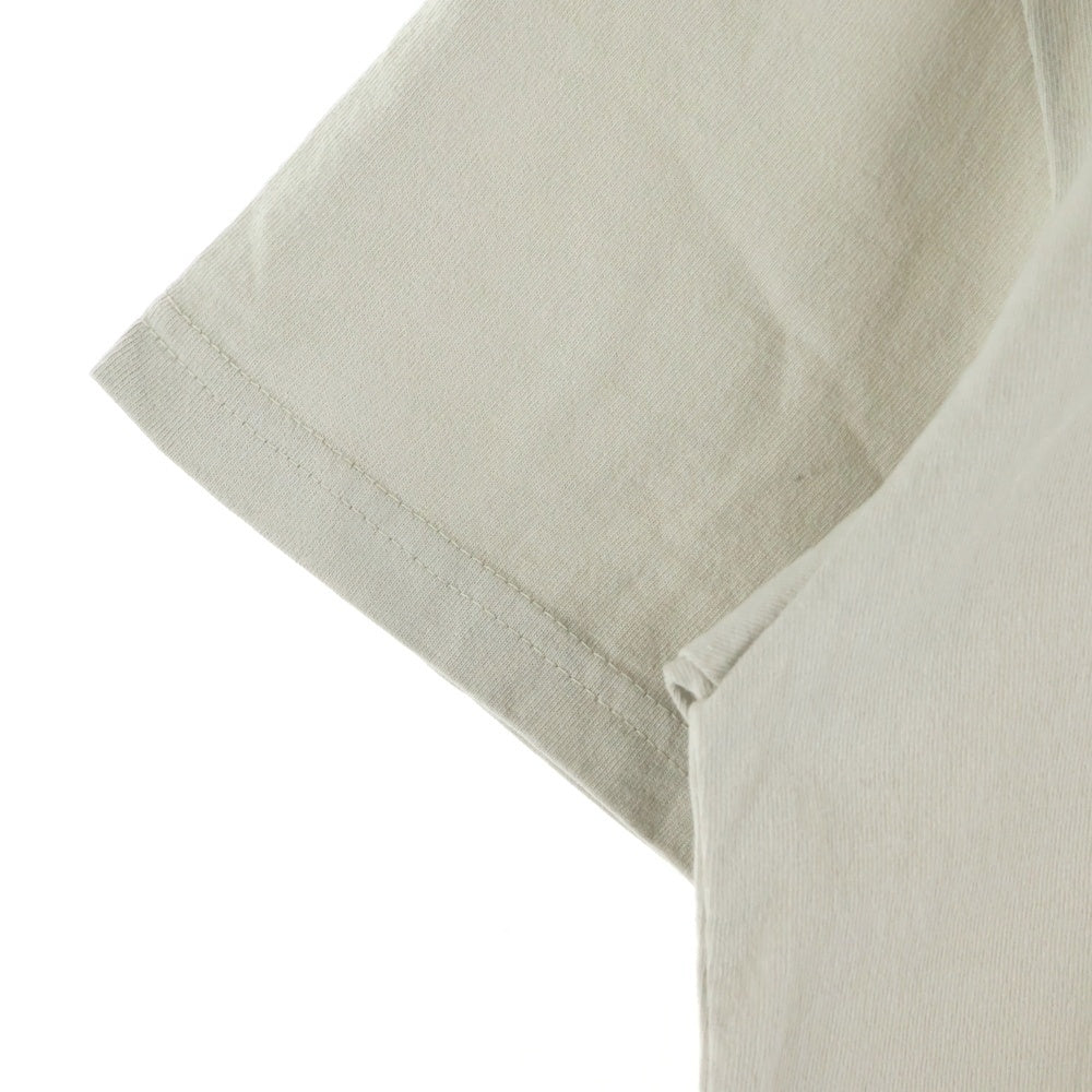 TES(テス) ロゴプリント クルーネックTシャツカットソー ベージュ