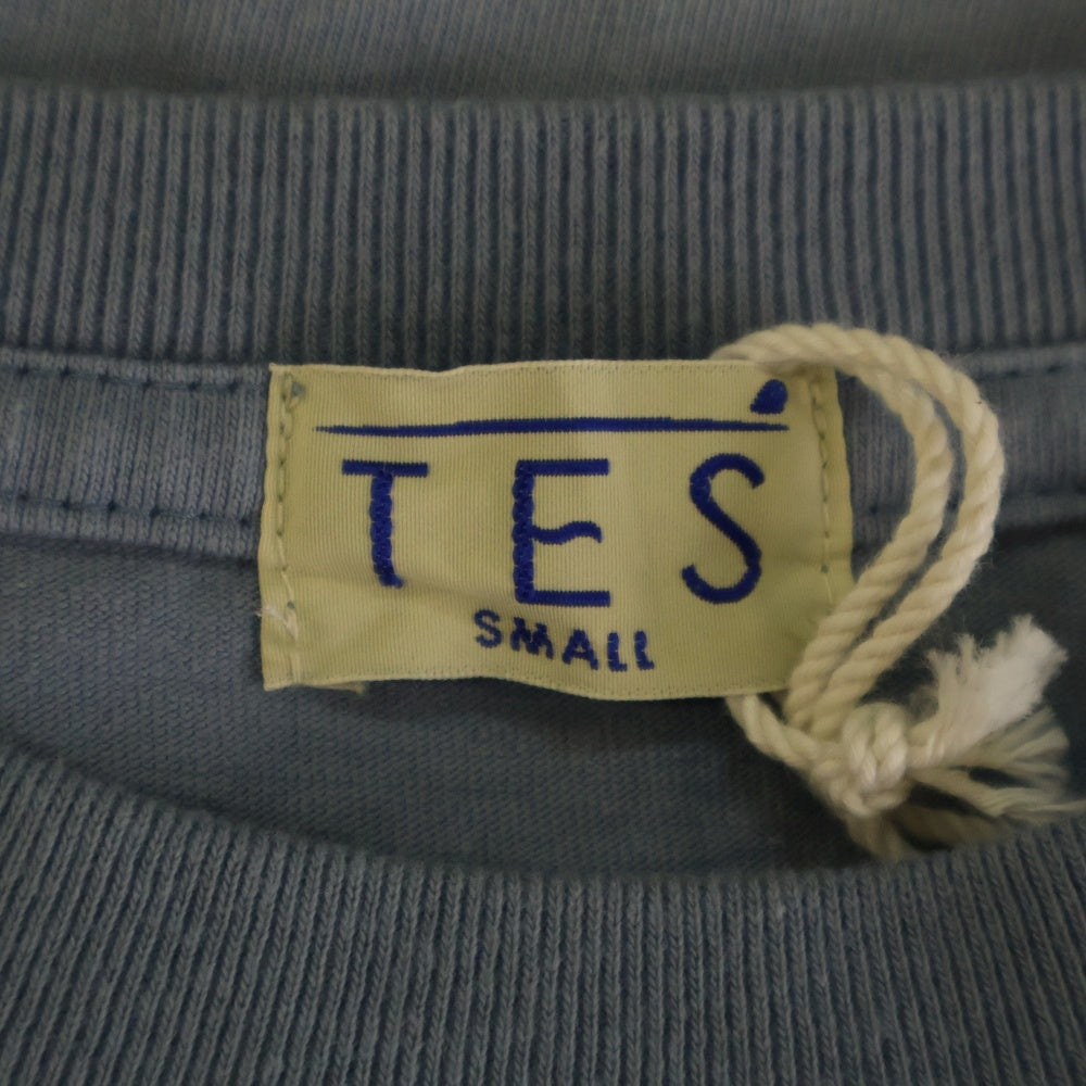 TES(テス) ゴールデンゲートブリッジプリント クルーネックTシャツカットソー ベージュ