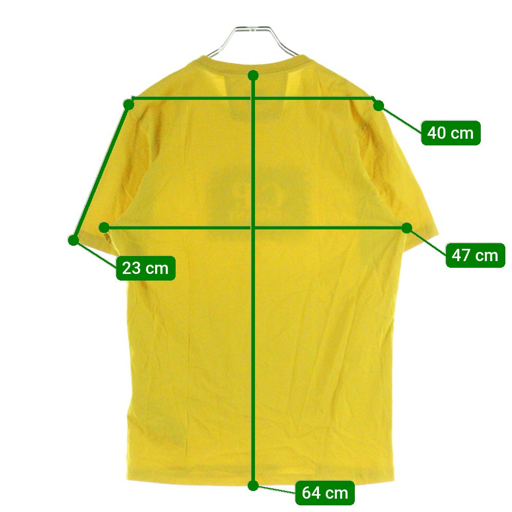 C.P. Company(シーピーカンパニー) フロントロゴプリント 半袖クルーネックTシャツカットソー 12CMTS042A イエロー