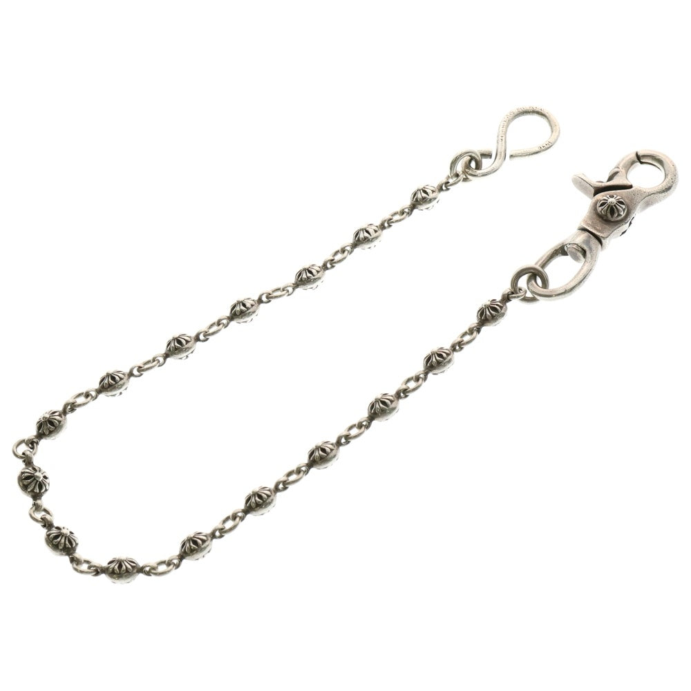 CHROME HEARTS(クロムハーツ) 1BALL SHORT-S/1クリップショート#1クロスボール ウォレットチェーン シルバー BCA061