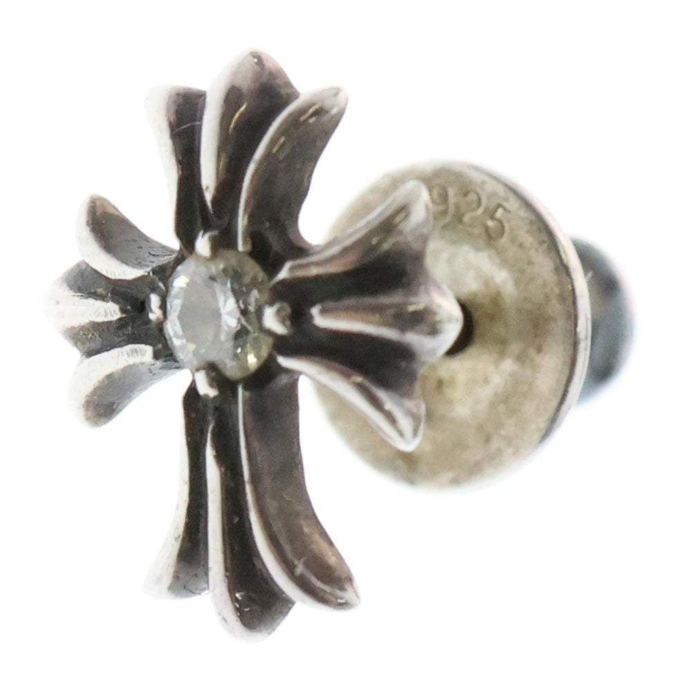 CHROME HEARTS(クロムハーツ) CH CRSS 2 FAT 1DIA CHクロスファット スタッドピアス 1ダイヤ シルバー