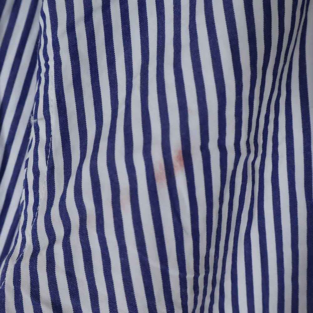 PLAY COMME des GARCONS(プレイコムデギャルソン) STRIPED SHIRT ハートロゴ ストライプシャツ AZ-B018 ブルー