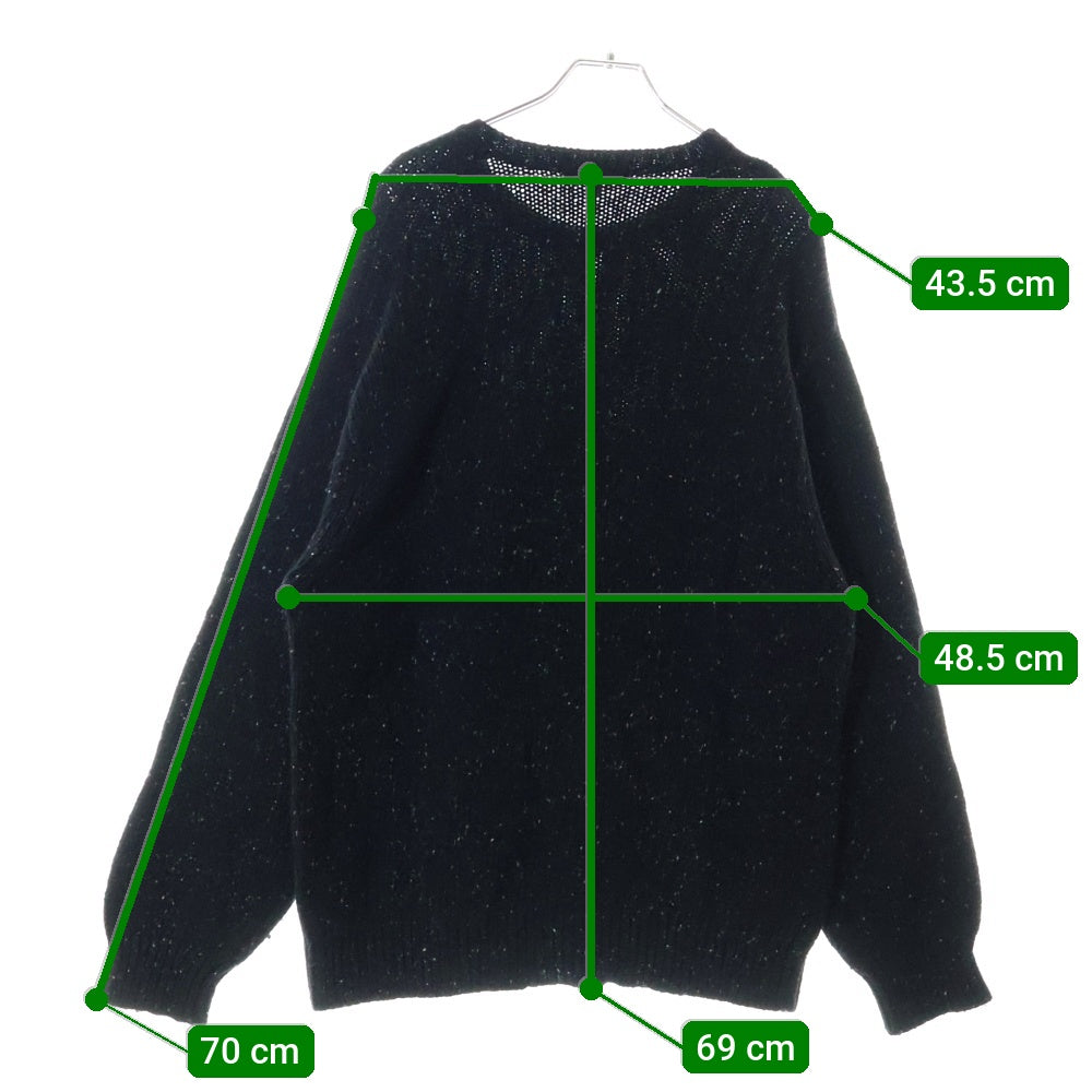 SUPREME(シュプリーム) 22AW Small Box Speckls Sweater スモールボックス スペクルドニットセーター ブラック