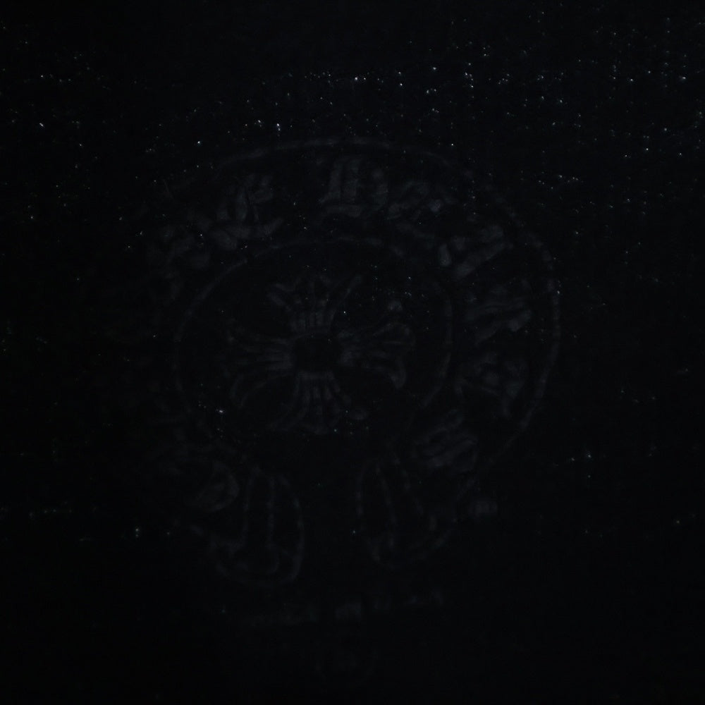 CHROME HEARTS(クロムハーツ) SWTSHRT PLVR プルオーバーパーカー 袖フローラルホースシュープリント スウェットプルオーバーパーカー ブラック/シルバー