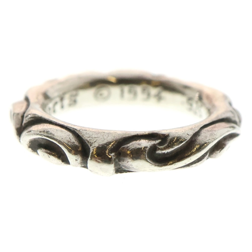 CHROME HEARTS(クロムハーツ) SCRL BAND スクロールバンド リング シルバー BCA351
