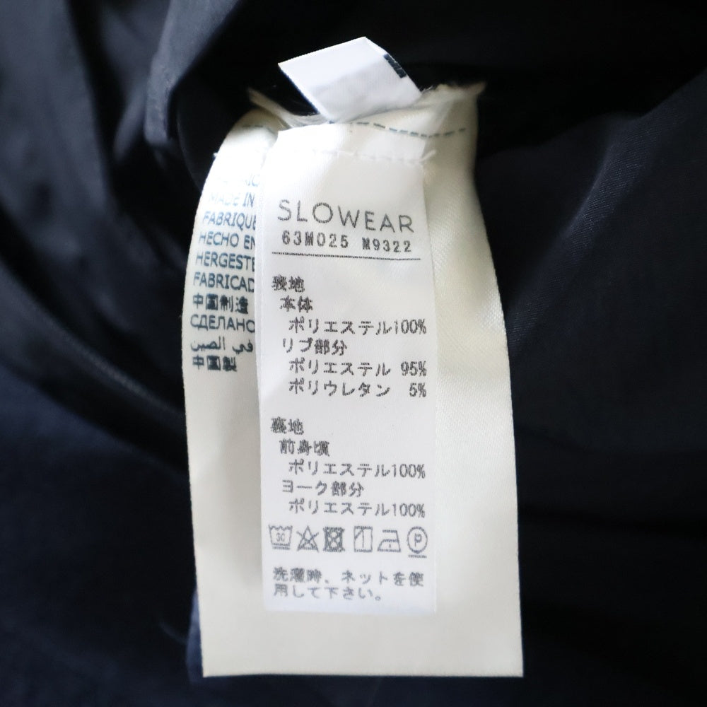 MONTEDORO(モンテドーロ) Packable Unlined Jacket ナイロンジップアップジャケット ブラック 63M025