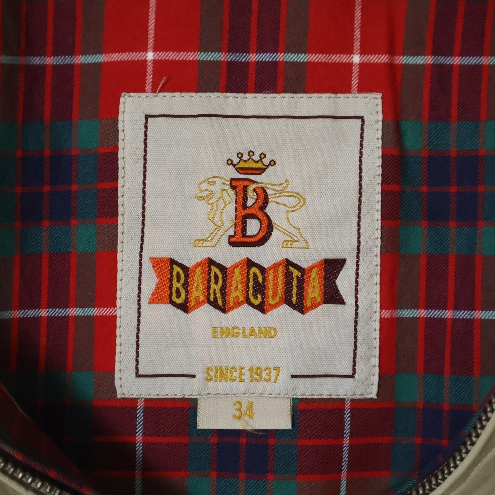 BARACUTA(バラクータ) スウィングトップ ハリントンジャケット ベージュ 1302186