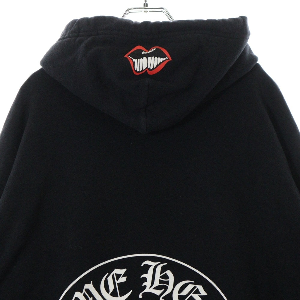 CHROME HEARTS(クロムハーツ) × MATTY BOY Chomper Horseshoe Hoodie マッティボーイ チョンパーホースシュー スウェット プルオーバーパーカー ブラック