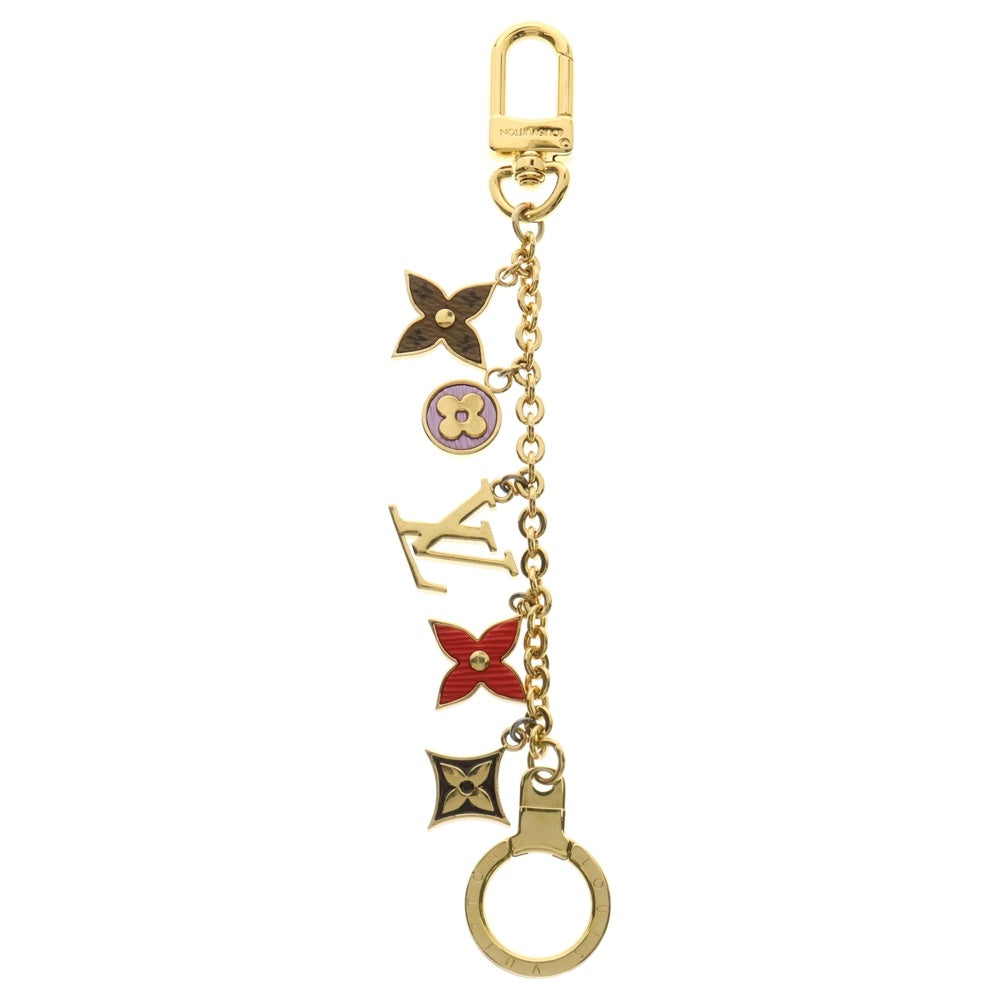 LOUIS VUITTON(ルイヴィトン) LVロゴ&モノグラムチャーム キーホルダー M00540 ゴールド