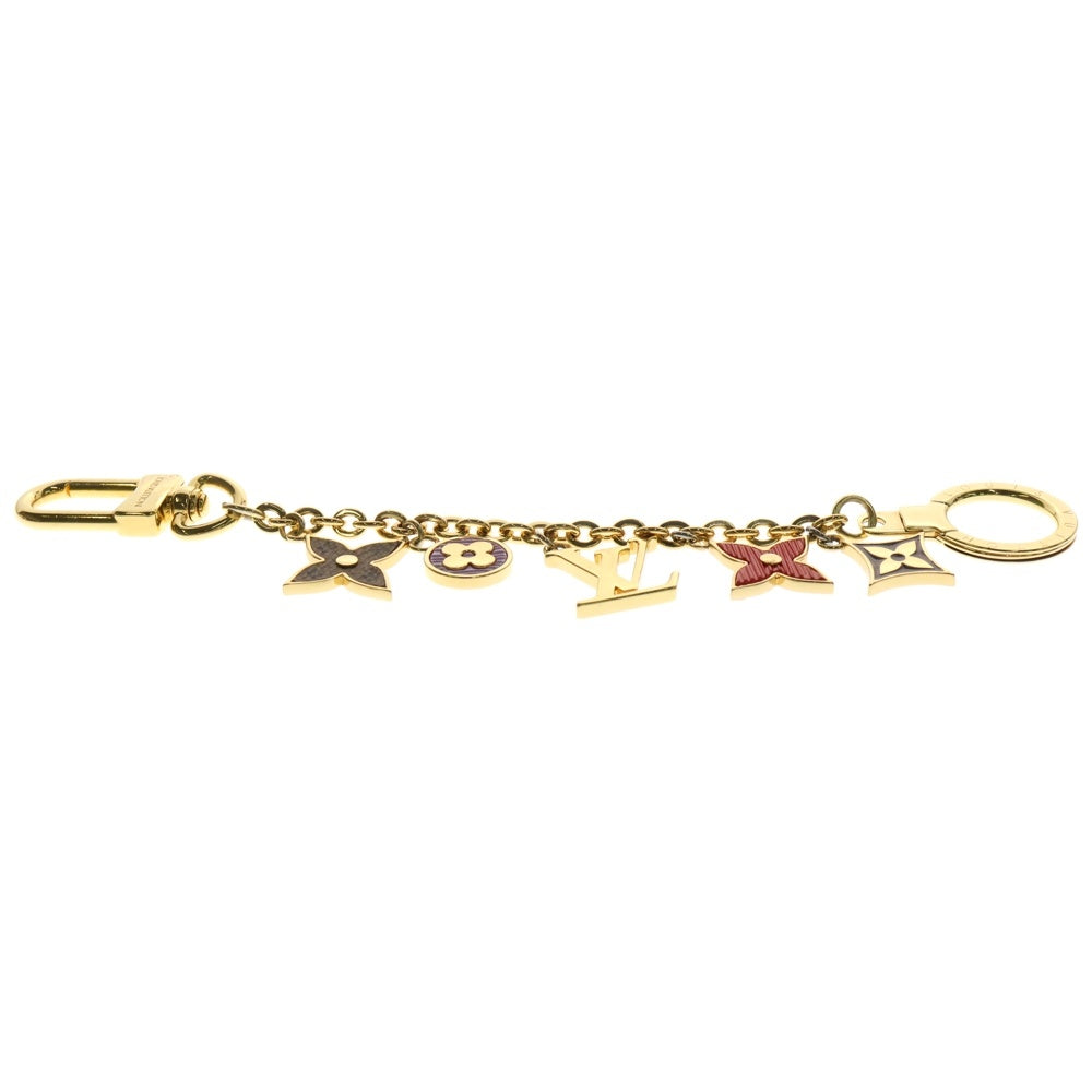 LOUIS VUITTON(ルイヴィトン) LVロゴ&モノグラムチャーム キーホルダー M00540 ゴールド
