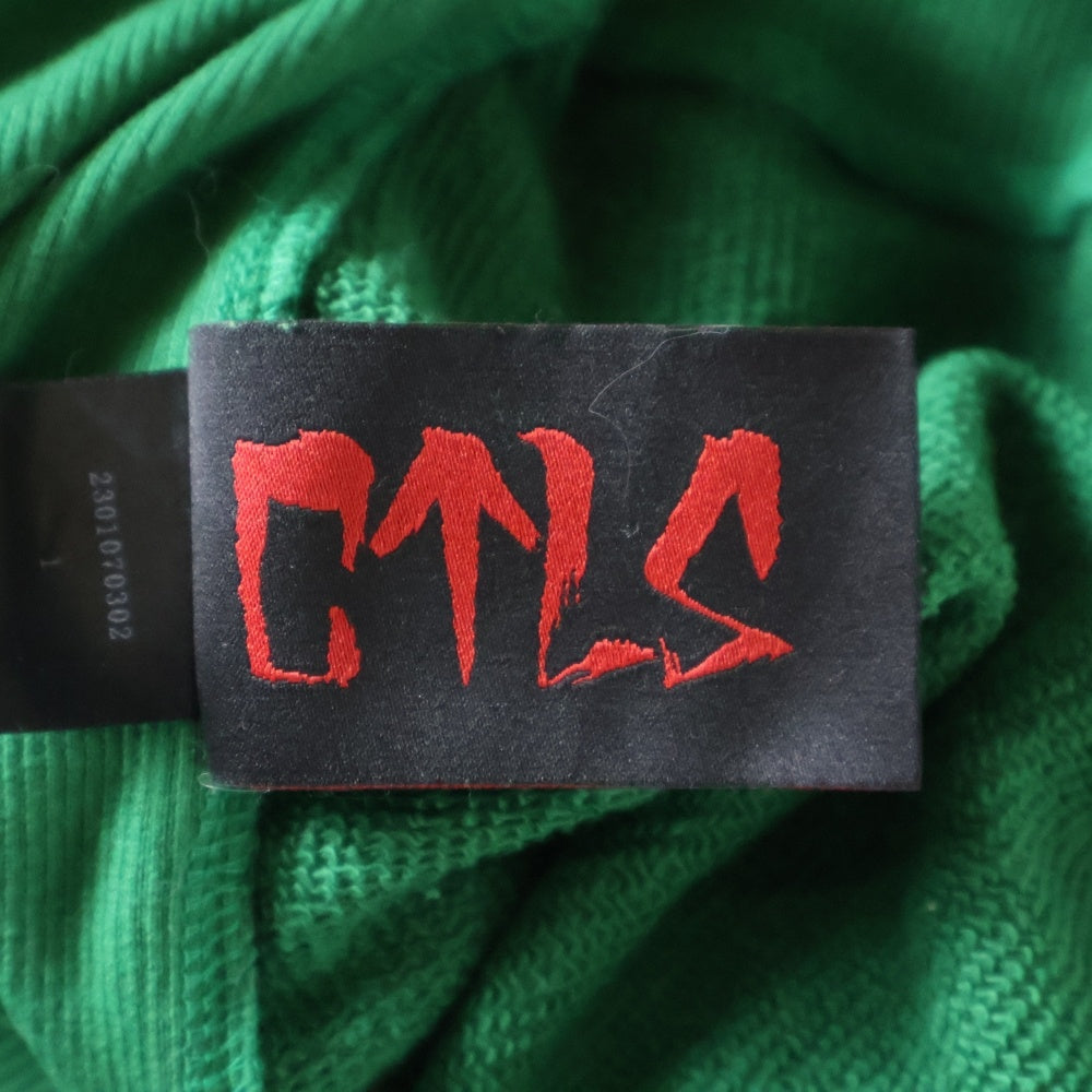 cvtvlist(カタリスト) 23SS CTLS USUAL SHORT SLEEVE HOODIE ショート スリーブ スウェット トレーナー フーディ 2301070302 グリーン