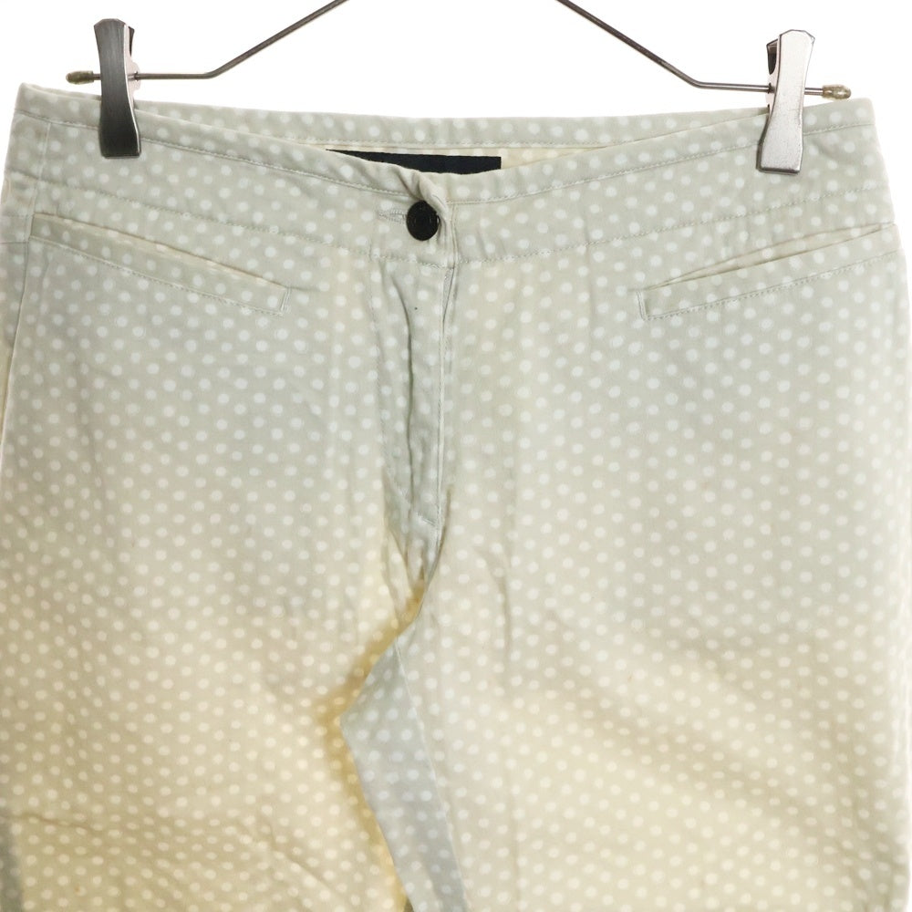 Calvin Klein Jeans(カルバンクラインジーンズ) ドット柄 クロップドパンツ デニムパンツ 495735 アイボリー レディース