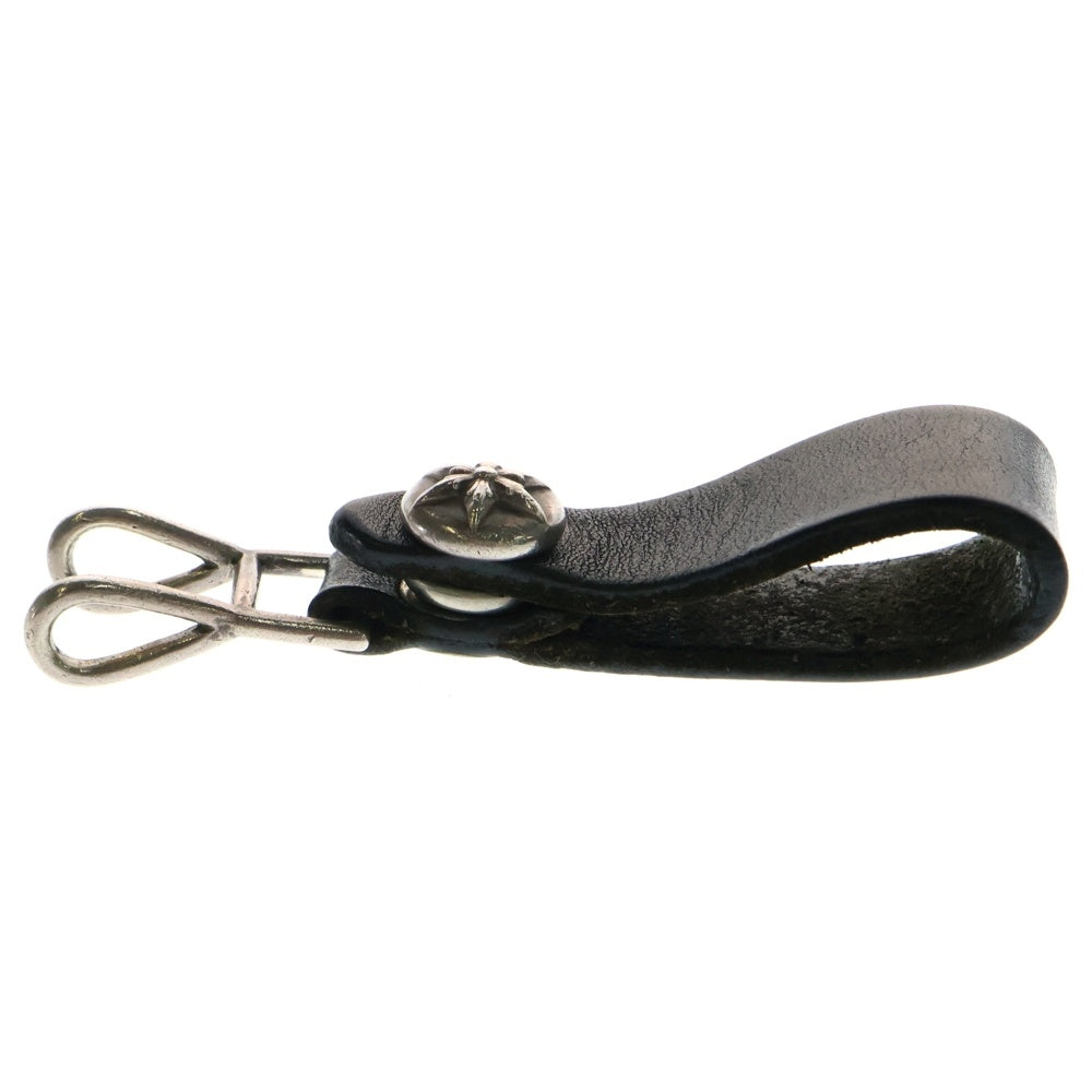 CHROME HEARTS(クロムハーツ) BELT LOOP D RING スターボール ベルトループ ブラック/シルバー