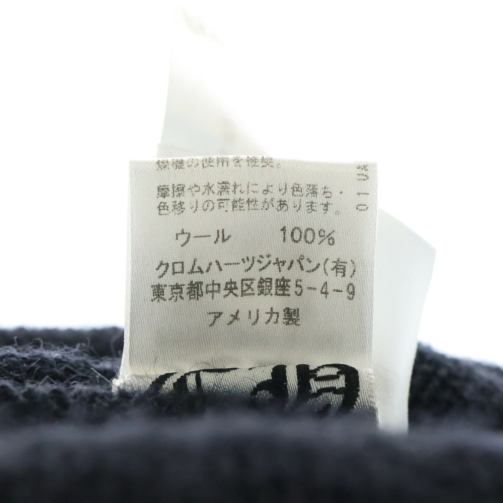 CHROME HEARTS(クロムハーツ) WOOL WATCH CAP ウールワッチキャップ CHプラス刺繍ビーニー帽子 ブラック