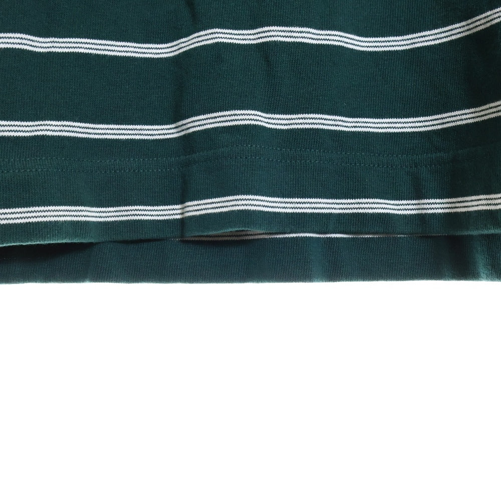 EVCON(エビコン) BORDER WIDE S/S T-SHIRT ボーダー クルーネック半袖Tシャツ グリーン 231-91108