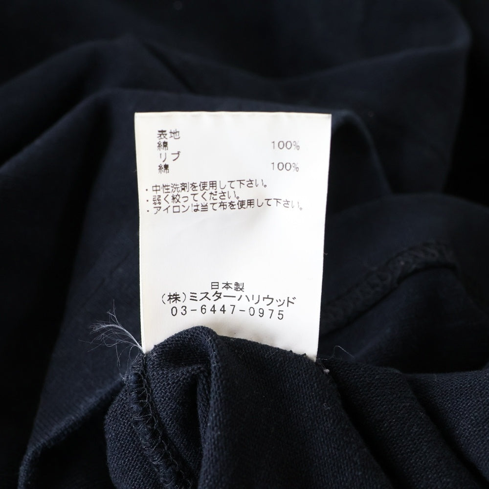 N.HOOLYWOOD(エヌハリウッド) 20SS S/S T-SHIRTS クルーネック半袖Tシャツ 1201-CS22-045 ブラック