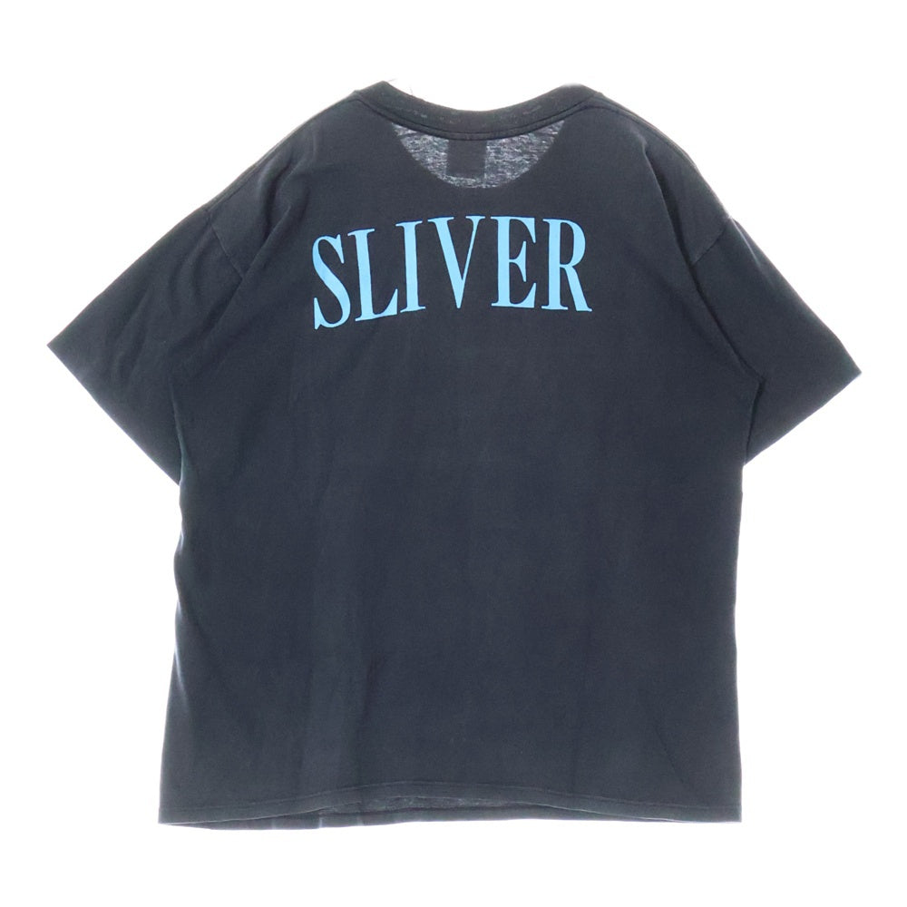 VINTAGE(ヴィンテージ) 90s NIRVANA SLIVER TEE ニルヴァーナ スリヴァー 両面プリント半袖Tシャツ カットソー ブラック