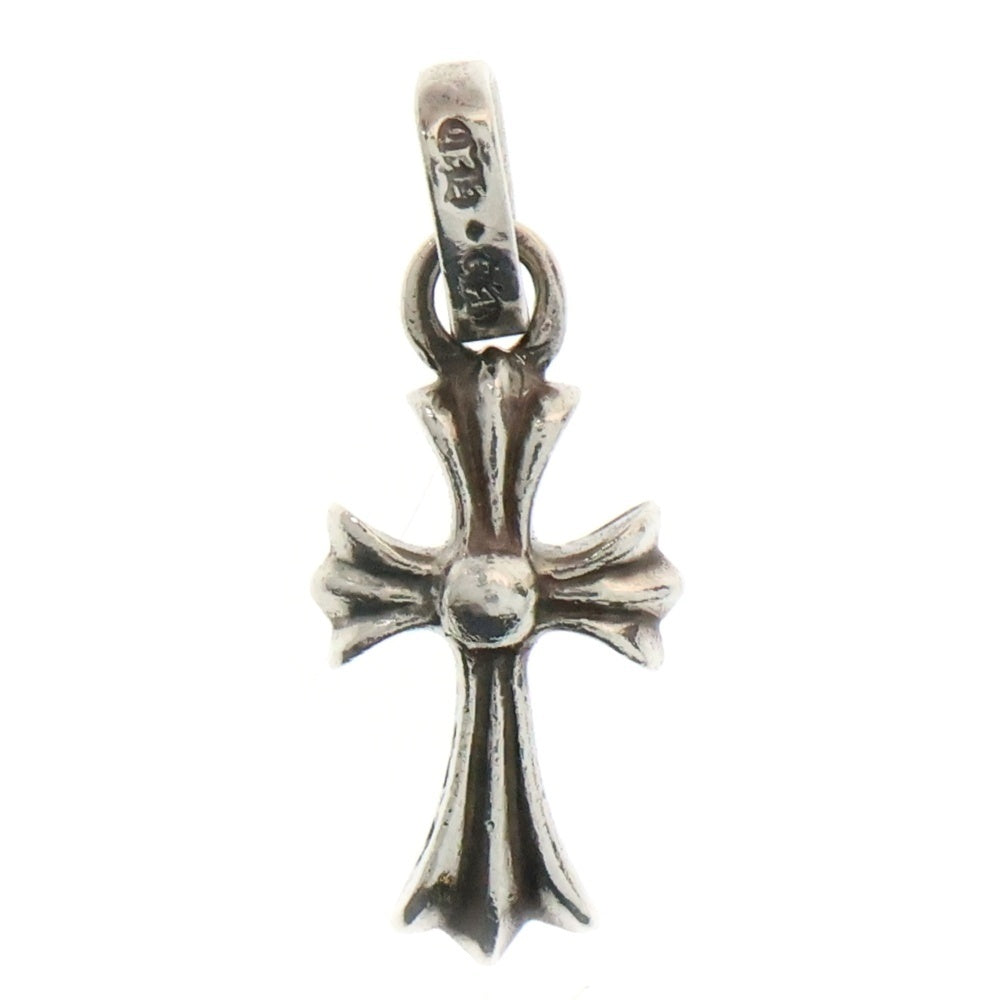 CHROME HEARTS(クロムハーツ) CRS BBYFAT P DMND ベイビーファットクロス PAVEダイヤ ペンダントトップ シルバー BCA234