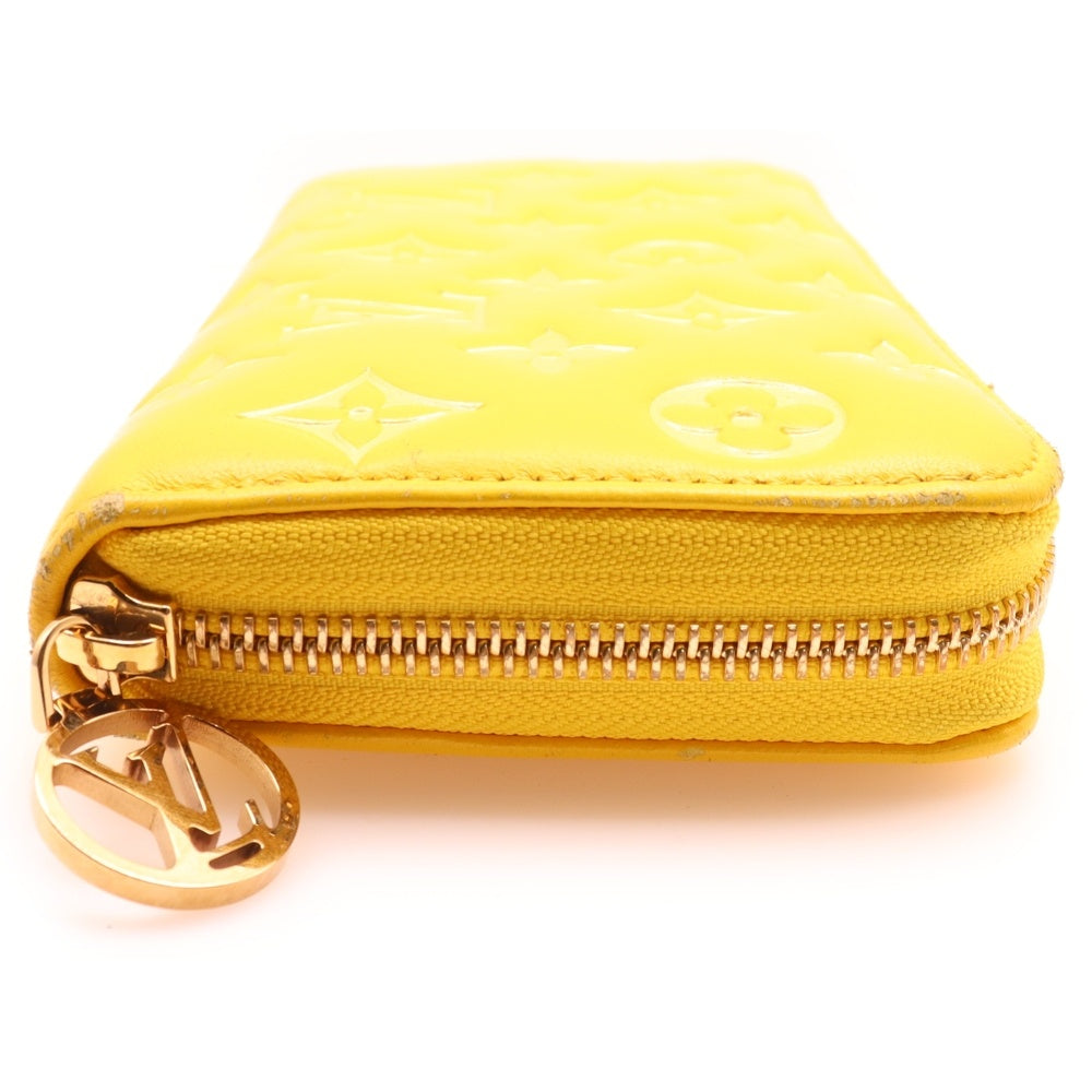 LOUIS VUITTON(ルイヴィトン) モノグラム アンプラントレザー ジッピーウォレット M13699 イエロー