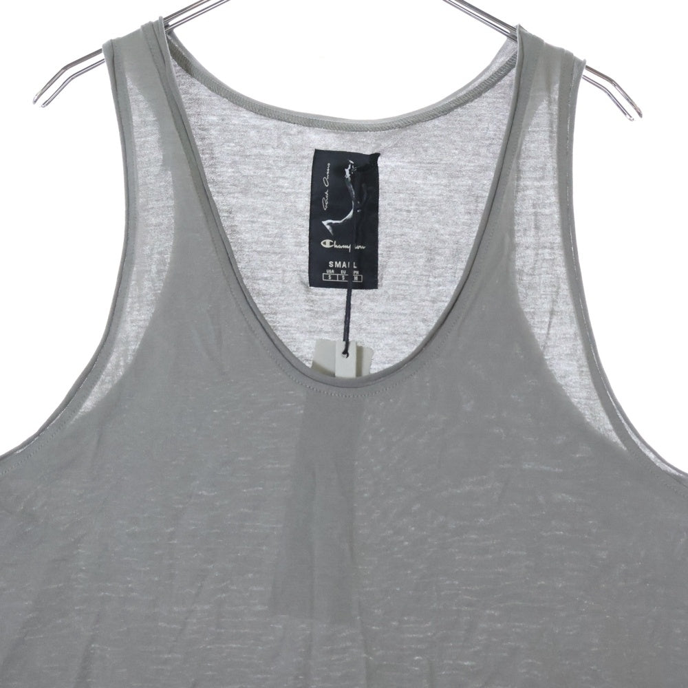 Rick Owens(リックオウエンス) 21SS Basketball Tank Jerseyタンクトップ CM21S0011-216764 グレー